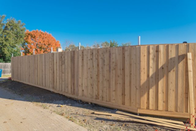 Residential Fence Installation Completed Project